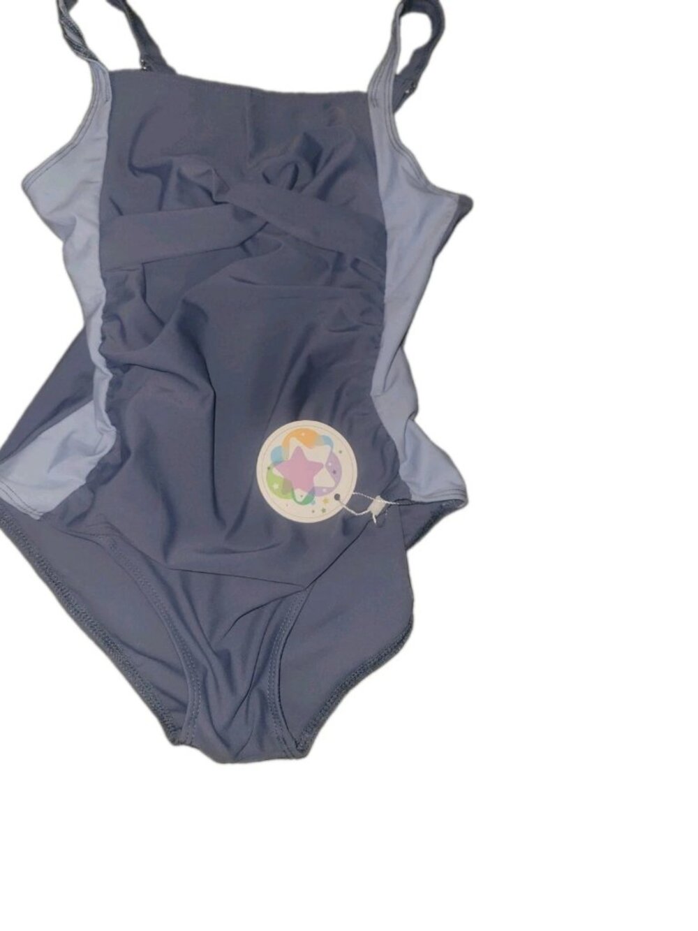 Girls One Piece Swimsuit 11/ 12 Years Color Grey